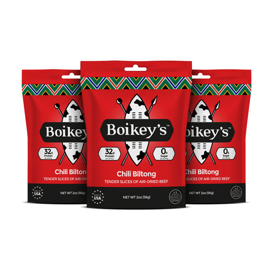 Boikey's Chilli Biltong (3 pack)