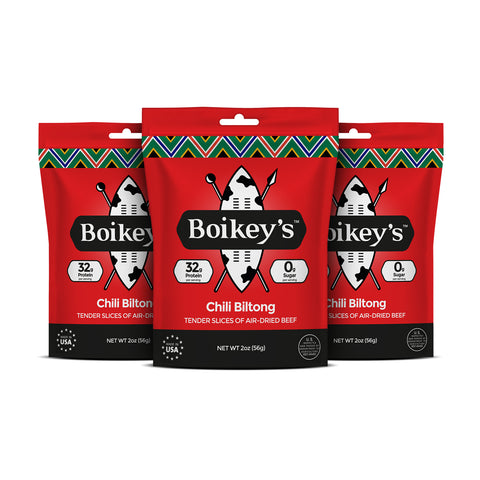 Boikey's Chilli Biltong (3 pack)