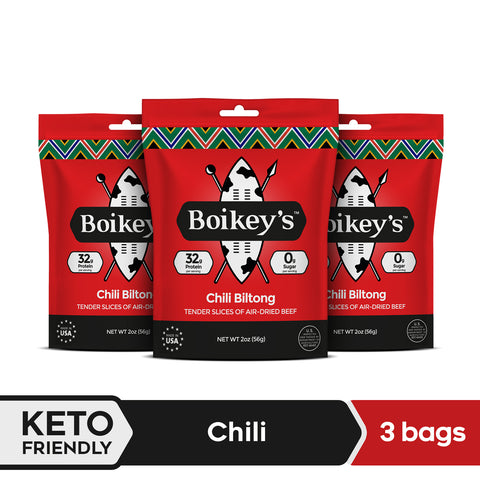 Boikey's Chilli Biltong (3 pack)