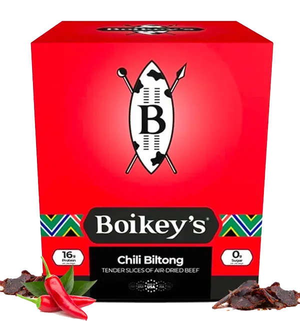 3 Pack Healthy Chilli Biltong Beef Jerky 